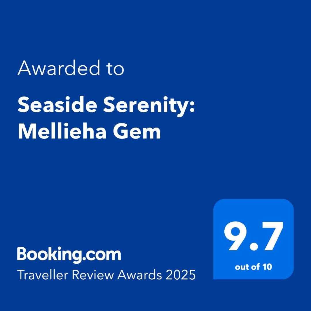Seaside Serenity: Mellieha Gem Bagian luar foto